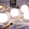 LED Vanity Light for Mirror, Hollywood Style Makeup Lights with Dimmer and 12V Adapter, Stick on Vanity Mirror, (Mirror Not Included)