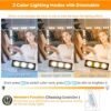 Vanity Lights for Mirror LED Makeup Light Strip with 3 Color Temperature Lighting Modes and Dimmable Stick on Vanity Bathroom Mirror,Ultra Bright (Mirror Not Included)