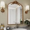Black Vanity Mirror, 26×38 Black Mirror for Bathroom,Large Bathroom Mirror,Square Mirror (Black)