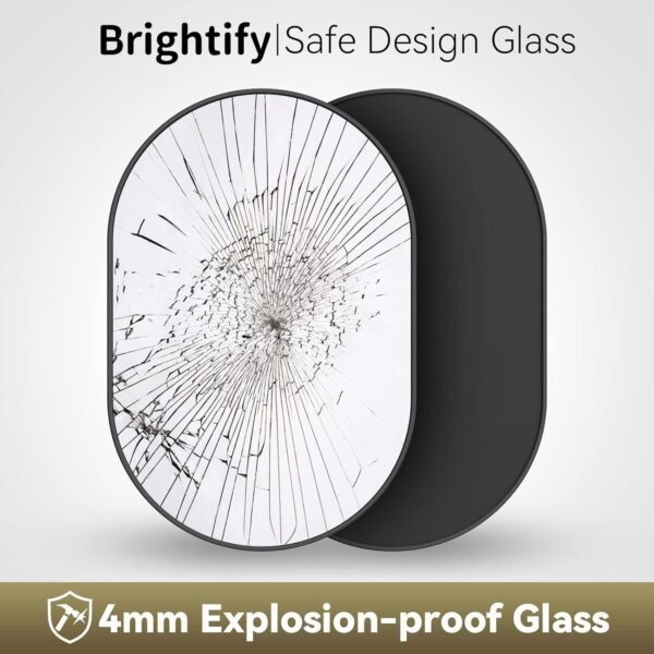 71ndMdyHGfL._AC_SL1500.jpg Black Oval Mirror for Bathroom Vanity 20x30 Inch, Matte Black Bathroom Mirrors for Wall Metal Frame, Wall Mounted Mirror for Bedroom Living Room Wall Decor Hang Vertical and Horizontal