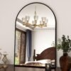 71zBpCSEaAL._AC_SL1500.jpg 24"x36" Gold Arched Bathroom Mirror - Wall Mirror for Bathroom, Metal Frame Vanity Mirror, Dresser Mirror, Arch Decorative Mirrors for Living Room, Bedroom, Entryway, Mantle