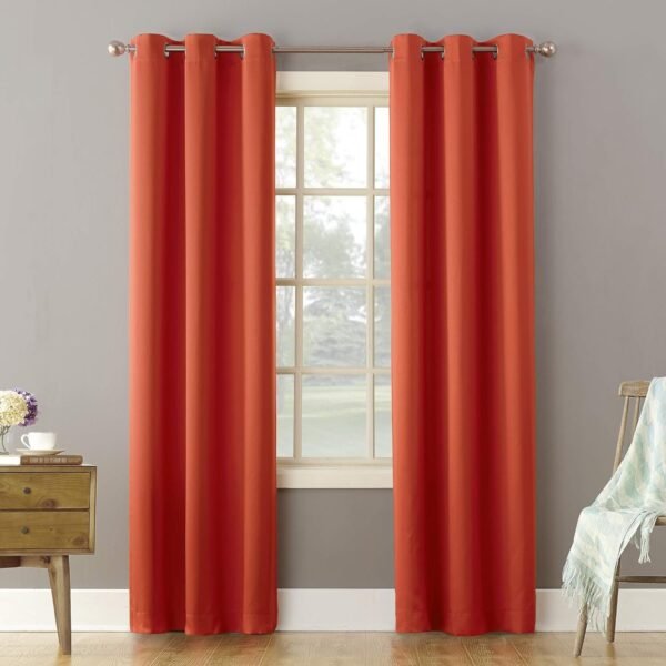 Energy Efficient Grommet Curtain Panel, 40" x 84", Mineral
