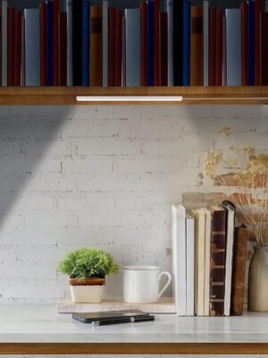 LED Under Cabinet Lighting, Under Cabinet Lights with USB Powered Under Cabinet Lights for Closet Light Bar Under Counter Lighting Work Tables Student Dormitory (Include AC Power Plug)