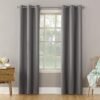 Energy Efficient Grommet Curtain Panel, 40" x 84", Mineral