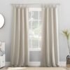 Energy Saving Blackout Tab Top Curtain Panel, 40" x 84", Blush Pink