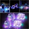 Mandiq 4 Pack Fairy Lights Battery Operated, String Lights 10ft 30 LEDs, Flashing and Constant Light Mode, Silver Wire Mini Lights for Festival, Christmas Decoration, Multicolor…