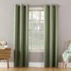 Energy Efficient Grommet Curtain Panel, 40" x 84", Mineral