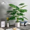 28'' Fake Plants Large Artificial Plants Tall Faux Plants Indoor for Home Farmhouse Bedroom Living Room Decor