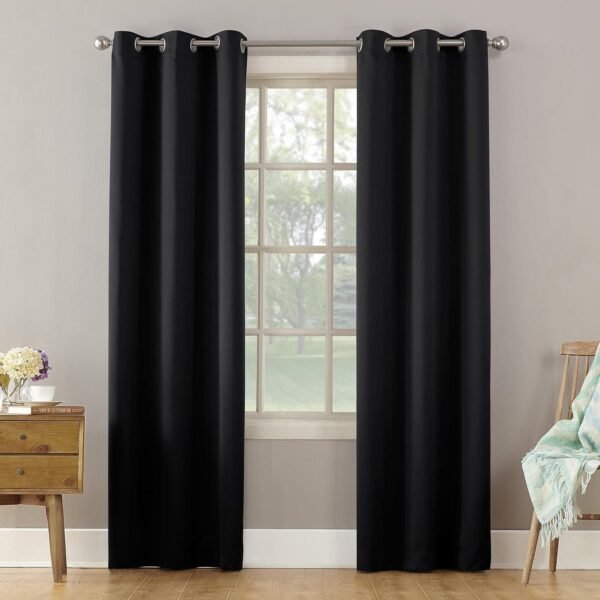 Energy Efficient Grommet Curtain Panel, 40" x 84", Mineral