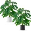 28'' Fake Plants Large Artificial Plants Tall Faux Plants Indoor for Home Farmhouse Bedroom Living Room Decor