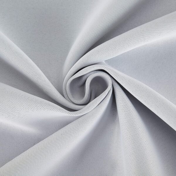 Energy Saving Blackout Grommet Curtain Panel, 40" x 84", Dove White 2 Count (Pack of 1)