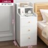 Bedroom Frames Bedside Tables Mobile Storage Computer Pc Night Table Coffee Living Room Tv  Mesita De Noche Furniture ZY50CT