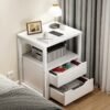 Bedside Table Modern Home Living Room Rack Sofa Side Cabinet Simple Bedroom Bedside with Drawer Storage Small Cabinet