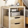 Bedside Table Modern Home Living Room Rack Sofa Side Cabinet Simple Bedroom Bedside with Drawer Storage Small Cabinet