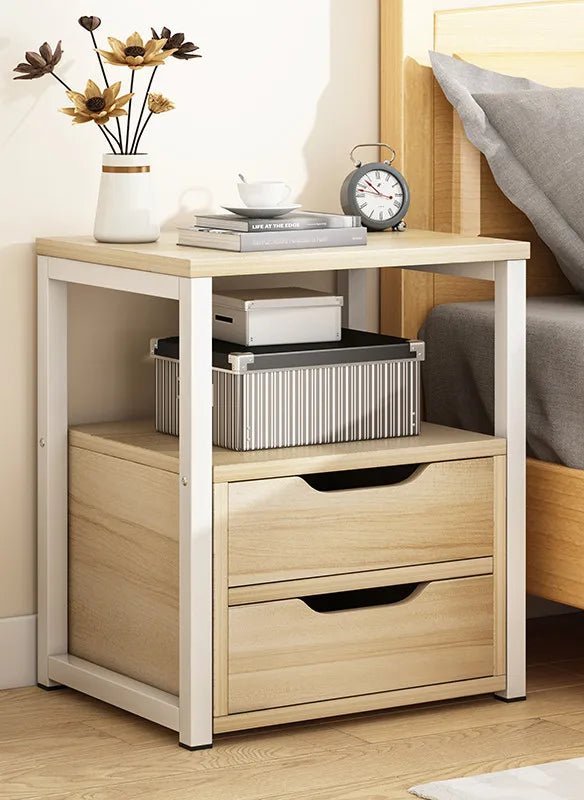 Bedside Table Modern Home Living Room Rack Sofa Side Cabinet Simple Bedroom Bedside with Drawer Storage Small Cabinet