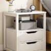 Bedside Table Modern Home Living Room Rack Sofa Side Cabinet Simple Bedroom Bedside with Drawer Storage Small Cabinet