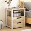 Bedside Table Modern Home Living Room Rack Sofa Side Cabinet Simple Bedroom Bedside with Drawer Storage Small Cabinet