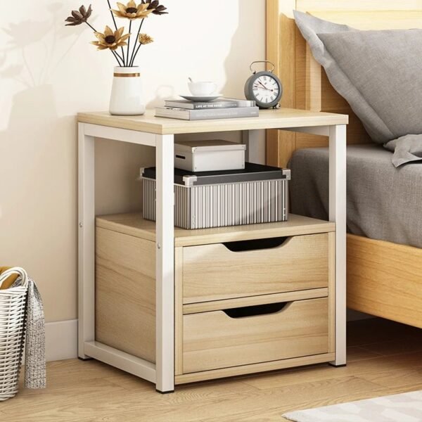 Bedside Table Modern Home Living Room Rack Sofa Side Cabinet Simple Bedroom Bedside with Drawer Storage Small Cabinet