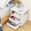 Bedside Table Modern Home Living Room Rack Sofa Side Cabinet Simple Bedroom Bedside with Drawer Storage Small Cabinet