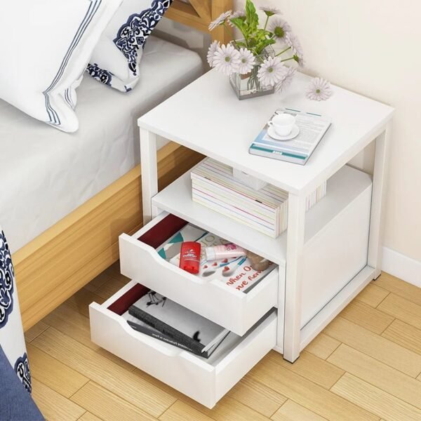 Bedside Table Modern Home Living Room Rack Sofa Side Cabinet Simple Bedroom Bedside with Drawer Storage Small Cabinet