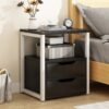 Bedside Table Modern Home Living Room Rack Sofa Side Cabinet Simple Bedroom Bedside with Drawer Storage Small Cabinet