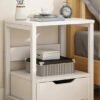 Bedside Table Modern Home Living Room Rack Sofa Side Cabinet Simple Bedroom Bedside with Drawer Storage Small Cabinet