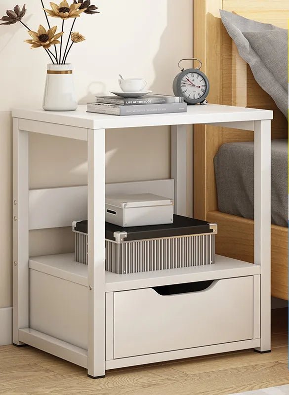 Bedside Table Modern Home Living Room Rack Sofa Side Cabinet Simple Bedroom Bedside with Drawer Storage Small Cabinet