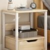 Bedside Table Modern Home Living Room Rack Sofa Side Cabinet Simple Bedroom Bedside with Drawer Storage Small Cabinet