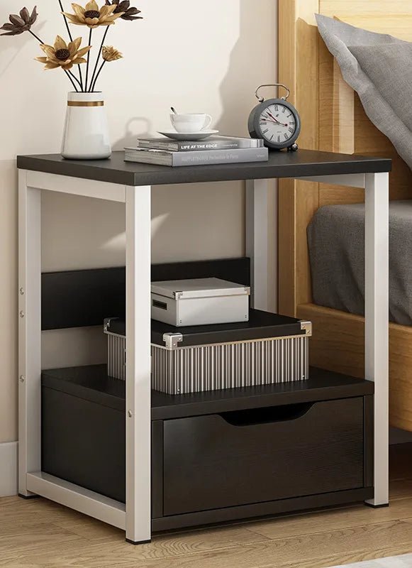 Bedside Table Modern Home Living Room Rack Sofa Side Cabinet Simple Bedroom Bedside with Drawer Storage Small Cabinet