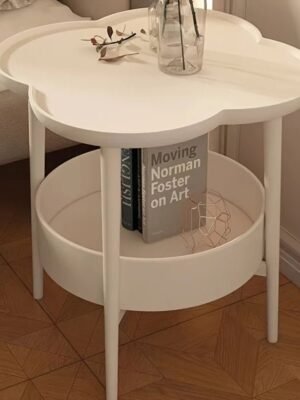 Four Leaf Clover Modern Minimalist Bedroom Sofa Edge Cabinet Bedside Table Cream Style Table Storage Table Small Coffee Table