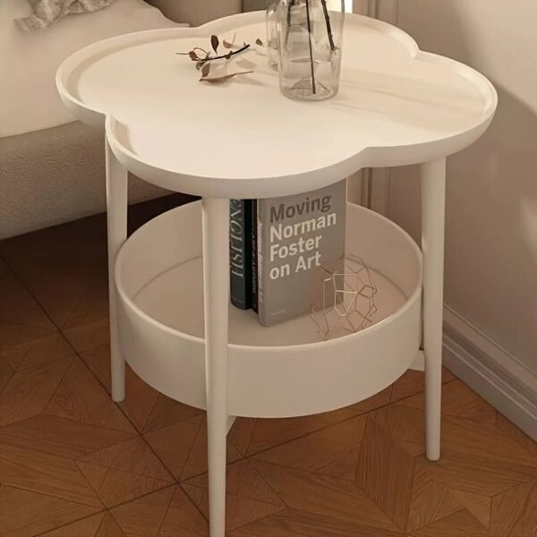 Four Leaf Clover Modern Minimalist Bedroom Sofa Edge Cabinet Bedside Table Cream Style Table Storage Table Small Coffee Table
