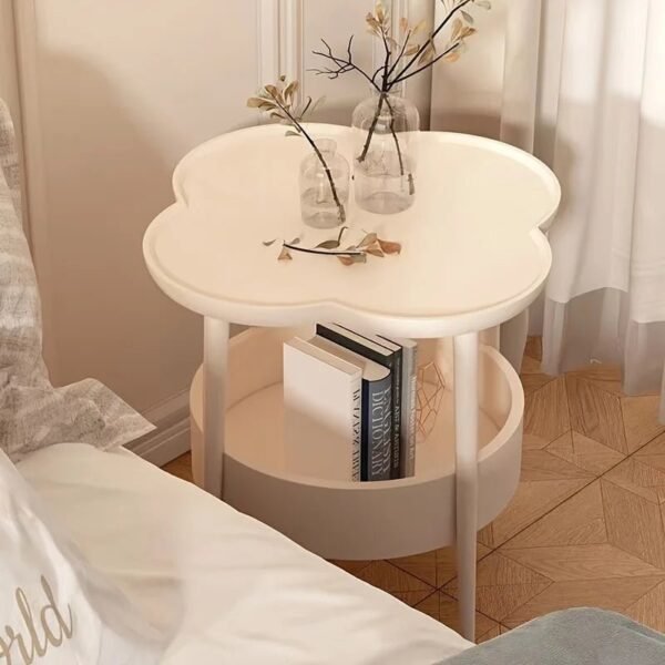 Four Leaf Clover Modern Minimalist Bedroom Sofa Edge Cabinet Bedside Table Cream Style Table Storage Table Small Coffee Table