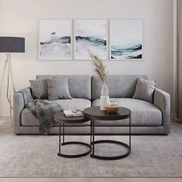 Industrial-Woodgrain-Round-Coffee-Table-Set-Nesting-End-Tables-Living-Room-Office-Craft-Display-Snack-Plate_d60e7fe3-8bd4-40cb-bf70-63fafe2e9a65.jpg Industrial Woodgrain Round Coffee Table Set Nesting End Tables Living Room Office Craft Display Snack Plate Spot Brown Walnut