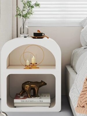 New Two-Layer Bedside Cabinet Compact Sofa Side Table with Storage Ideal for Bedrooms Modern Minimalist  Functional
