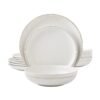 12 Piece Stoneware Dinnerware Set